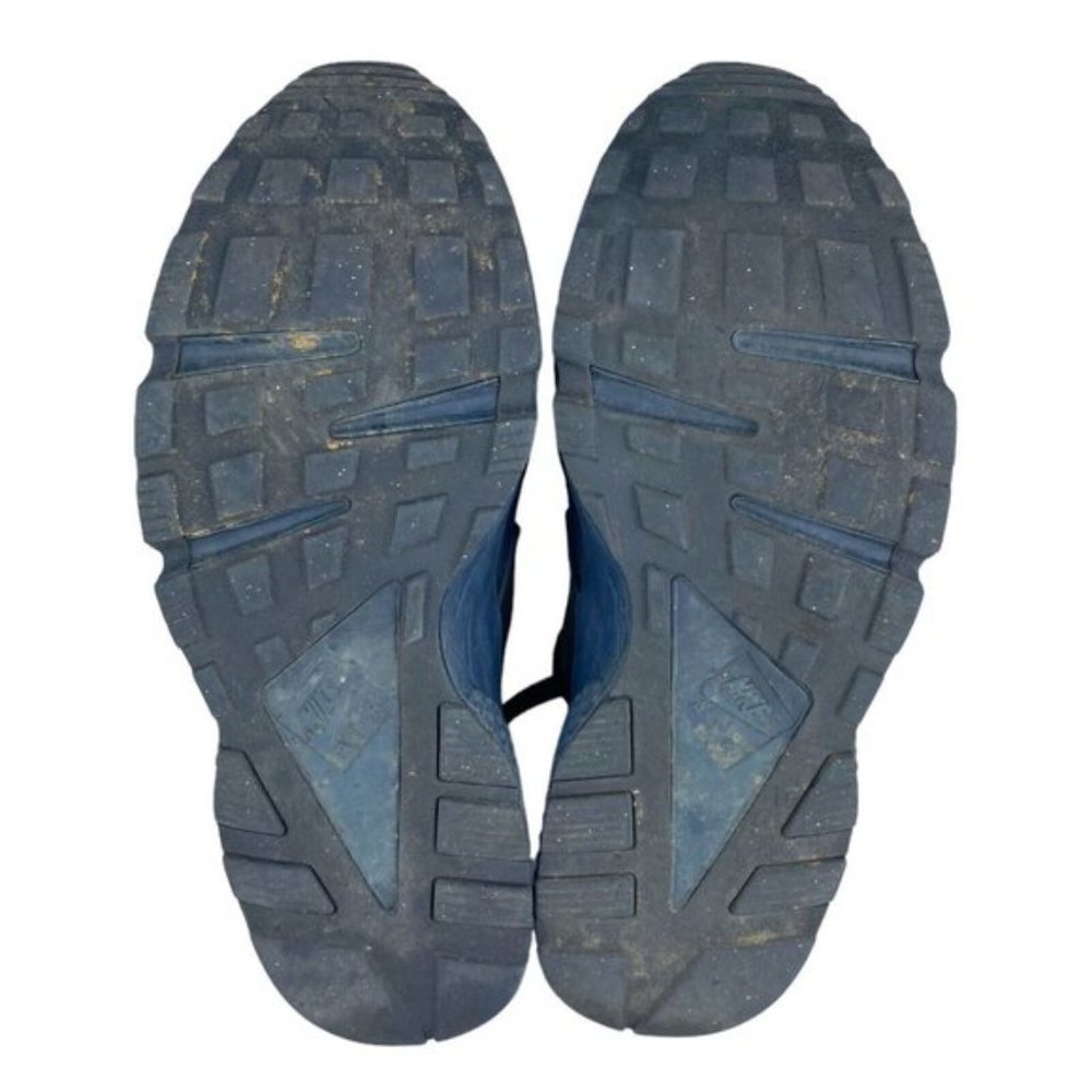 Nike Men's Air Huarache Triple Navy  Blue 2017 318429-440  US 13 - Picture 4 of 13